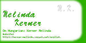 melinda kerner business card